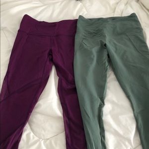 Victoria’s Secret leggings (both=$40)(1=$25)